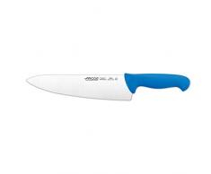 Arcos Serie 2900 - Coltello da Chef Coltello da Cucina - Lama Acciaio Inossidabile Nitrum 250 mm - Manico Polipropilene Colore Blu