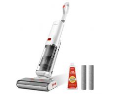 Ultenic AC1 Lavapavimenti, Aspirapolvere Senza Fili 15Kpa, 45Min di Autonimia, 4 in 1 Autopulente, Batteria Rimovibile, App, per Sporco Appiccicoso, Peli di Animali