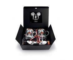 Egan WMSET/22 Set Mug Sweet Love e Tovaglietta, Porcellana, Rosso, 4 Pezzi, 2 unità, 350 milliliters