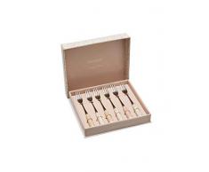 BRANDANI Set 6 PZ. FORCHETTINA da Dessert Collezione Campo AI Fiori Art. 53664 CM. 15.5H.