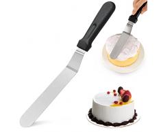 Spatole per Glassa a Angolato Spatole in Acciaio Inossidabile per Dolci Torte per Glassare Torte, Spatola Cucina per Decorazione di Torte