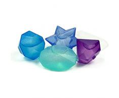 Legami Shine Bright - Cubetti di Ghiaccio Riutilizzabili, 16 Pezzi, Multicolore