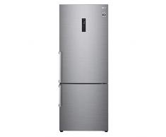 LG GBB567PZCMB Frigorifero Combinato Total No Frost, 462L, Larghezza 70cm, Wi-Fi, Door & Linear Cooling, Cassetto Fresh Balancer, Display esterno, Compressore Smart Inverter, Smart Diagnosis, Inox