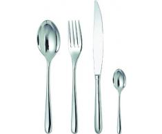 Alessi LCD01S24R Servizio di Posate, in Acciaio Inossidabile 18/10, Lucido