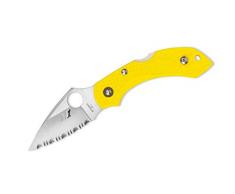 Spyderco, Coltello Pieghevole Dragonfly 2 Salt Serrated, Giallo (Gelb)