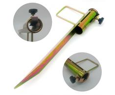 Paese della casa di shop® Tappeto Erboso supporto per ombrellone/Ombrello Titolare/Metallo/Stendibiancheria titolare/supporto/staffa Mast, Picchetto Terreno, Lamiera D' acciaio zincato