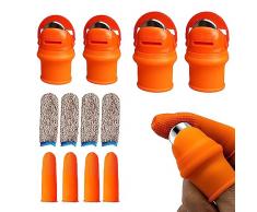 Coltello per Pollice,12 PCS Coltello da Pollice in Silicone da Giardino,Set di Coltelli da Pollice in Silicone per Giardinaggio,Non Facile da Arrugginire,per Giardinaggio,Raccolta di Ortaggi e Frutta