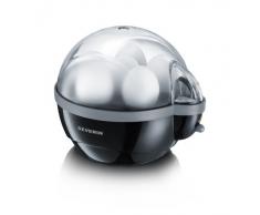 Severin EK 3056 Cuociuova, Alloggiamento da 1 Fino a 6 Pezzi, Nero/Grigio