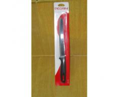 Pedrini 310 Coltello per Pane, Acciaio Inossidabile, Nero, 40x7x2.5 cm