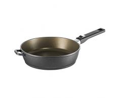 Berndes Vario Click Induction Plus Tegame a Un Manico 32 cm, Alluminio Pressofuso, Marrone