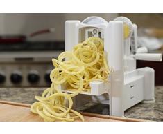 Paderno 49827-99 Spiralizer Tagliaverdure a Tre Lame, Inox