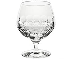 Bicchiere da cognac, snifter, bicchiere cristallo "RHOMBUS", trasparente, cristallo, 13 cm, stile moderno (GERMAN CRYSTAL powered by CRISTALICA)