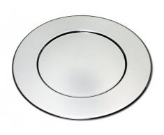 CHG 32002-48 Sottopiatto Circolare Ø Ca. 32 Cm, in Acciaio Inossidabile, 0.7 Mm