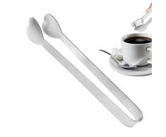 NGUMMS Pinze per Zucchero, Pinza per Manico per Cubetti di Ghiaccio, Pinza da Portata Piccola in Acciaio Inossidabile, Piccola Pinza da Cucina per antipasti, Tea Party, Bar, Dessert
