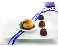 Birkmann Petit Four 251489, 15 Mini-stampi per dolci rotondi (piccoli), ø 4 cm, silicone