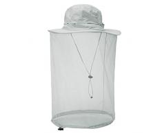 Cappello a Secchiello Nascosto in Rete da Sole Head con Berretti da Baseball con zanzariera da Esterno Net Capello Cucina