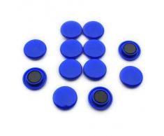 Magnet Expert Ltd - Magneti per bacheca/frigorifero, misura media, 30 x 8 mm (confezione da 12), colore: Blu