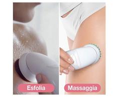 Braun Silk-épil Depilatore Donna, Beauty Kit Deluxe 9-in-1 Wireless Depilazione Wet & Dry - Epilatore Elettrico Donna, rasoio, esfoliante, kit pulizia viso e corpo, SE 9-995 Bianco e Rosa