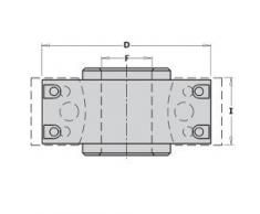 Cmt - Testa Portacoltelli C/Limit.D=120X40X50 (All)