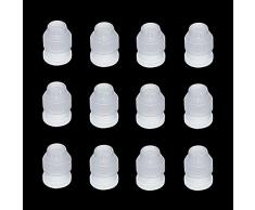 Adattatori per Sac à Poche da Pasticcere,12 PCS Piccole Adattatori per Decorazione di Torte Accoppiatore per Punte Accoppiatore Plastica Accoppiatore per Tubi Decorare Torte Bianco