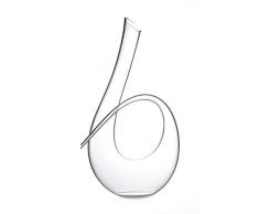 Twisted Horn Wine decanter di cristallo senza piombo decanter che tiene fino a 992,2 gram. (1 litro) Twisted Horn Decanter