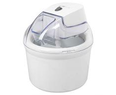 Clatronic ICM 3764 - Macchina per gelato, per preparare sorbetti, gelati e yogurt, fino a 1500 ml di gelato, bianco 263956