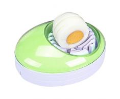 Affettatrice per uova sode - Gadget da cucina affetta fragole | Utensile da taglio per alimenti morbidi per dividere e affettare rapidamente uova sode Homraa