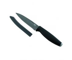 KUHN RIKON 26589Â Colori Titanium Ruest Coltello Spelucchino Seghettato Coltello Spelucchino Coltello da Cucina, plastica, Grafite, 20.8Â x 2.8Â x 5Â cm