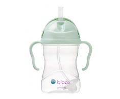 b.box - Tazza di apprendimento con cannuccia ponderata Pistacchio 6+ mesi, 1 unità Art-0133, colore: Verde