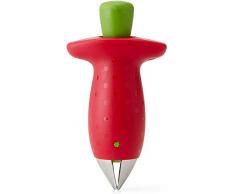 Levatorsoli fragole - pomodoro - levatorsolo - fragola - casa - attrezzi - utensili - torsolo - pulire - colore random - mondare - cucina