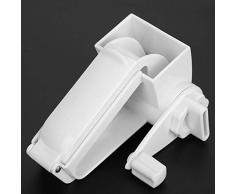 Feg Affettatrice per Formaggio, grattugia per Formaggio, grattugia per Formaggio Grattugia per Formaggio rotativa Manuale Rotante per Verdure per Formaggio(White)