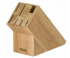 Tescoma 869506 Woody Ceppo per 6 Coltelli e Trinciapollo/Acciaino