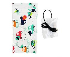 Zhangyo USB Borsa per scaldalatte isolata Borsa da viaggio portatile Scaldatazze Borsa per scaldini per allattamento Borsa per biberon per neonati