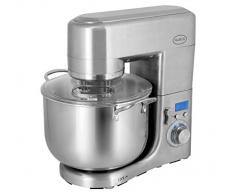 RGV Pastaprof PL10S Impastatrice planetaria, Capacità 10 litri, Doppio Gancio, Ciotola in acciaio inossidabile, 1500 Watt, 6 Velocità