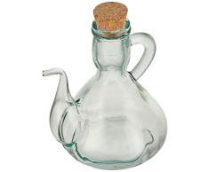 Excelsa Oliera con Tappo in Sughero, Vetro Riciclato, capacità: 500 ml