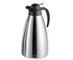 Esmeyer Thermoart - Caraffa termica THERMOART, contenuto: 2 litri, acciaio inox infrangibile, per uso con una sola mano, altezza: 290 mm