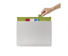 Joseph Joseph Index tagliere set, Silver, large