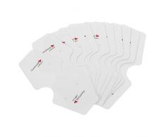 COHEALI 300Pcs Espositore Per Carte Carta Marmellata Bianco Gioielli In Cartone Gioielli Carte Per Imballaggio Porta Orecchini Carte Orecchini Forcina Porta Orecchini In Cartone