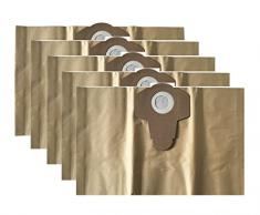 5 Sacchetti per aspirapolvere/Cattura Sporco Sacco/sacchetti per aspirapolvere adatto per Lavor asciutto bagnato aspirapolvere 20 litri