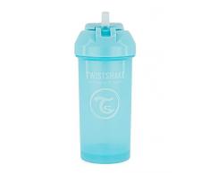 Twistshake Bicchiere Sippy Baby con Cannuccia - 360ml | Bottiglie Dacqua per Bambini a Prova di Perdite | Tazza Antigoccia per i più Piccoli | Tazza di Cannuccia Senza BPA | Azzurro