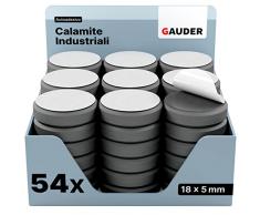 GAUDER Calamite per Lavagna Magnetica | Calamite Adesive | Calamite Frigorifero e altro (50 + 4 pezzi)