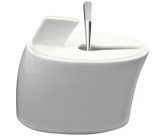 Deagourmet Vento, formaggiera, Zuccheriera-Formaggera-Salsiera. in finissima Porcellana con Coperchio