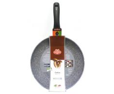 BALLARINI Cortina Granitium Padella 1 Manico, Alluminio, Grigio, 20 cm