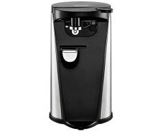 ONVAYA - Apriscatole elettrico in acciaio inox con 3 funzioni: apribottiglie, affilacoltelli, apriscatole