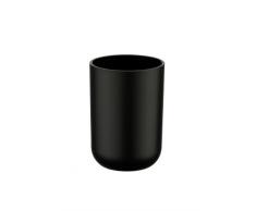 Wenko Vaso de dientes Brasil Negro, Nero, 7.3 x 7.3 x 10.3 cm