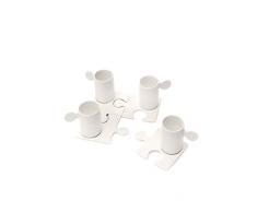 LAbitare Tazza Caffè, Linea Puzzle, Bianca