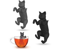 2 Pezzi Colino da Tè Filtro per Tè Infusore per Tè Infusore per Tisane Realizzato in Silicone di Alta Qualità per Cucina di Casa si Adatta a Tutte le Tazze da Tè Teiera per Foglie Sciolte o Tisane