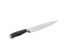 Pinti Inox Professionale Coltello Affettato, Acciaio Inossidabile, Nero