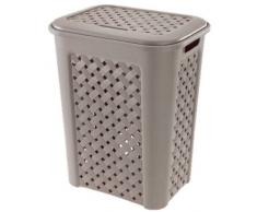 Tontarelli 124289 Portabiancheria, Grigio, 50 L