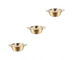 YARNOW Pentola Per Spaghetti Istantanei In Acciaio Inossidabile Pentola In Acciaio Inossidabile Casseruola In Acciaio Inossidabile Ramen Coreano 3 Pezzi Cesto Di Cottura A Vapore